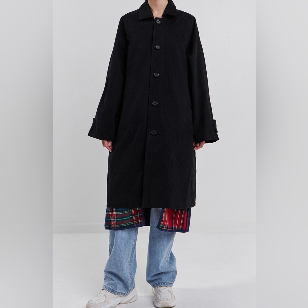 Grey Lab - Reversible Check Long
Coat Multi.  Color: Multiple - Picture 12 of 12